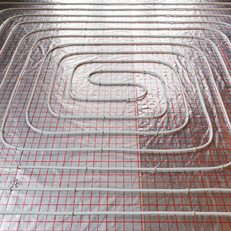 Underfloor heating pipework